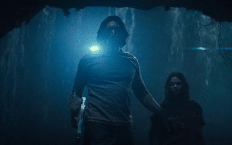 Here’s Our First Look At Adam Driver (And His Big Gun) In 65