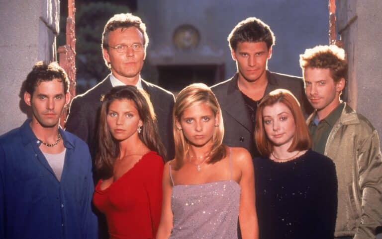 The OG crew of BUFFY THE VAMPIRE SLAYER