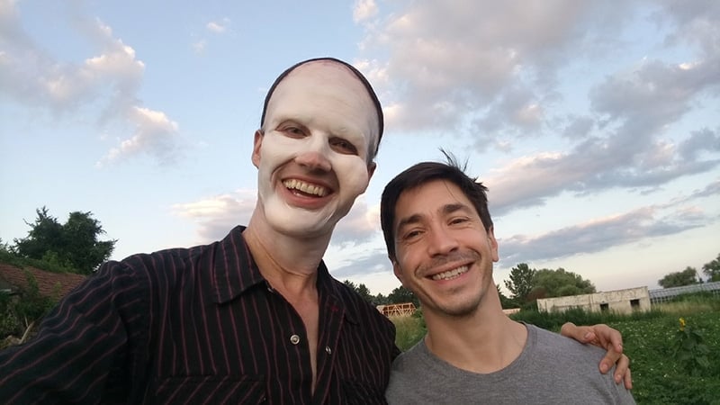 Barbarian Mother and Justin Long - photos courtesy of Matthew Patrick Davis