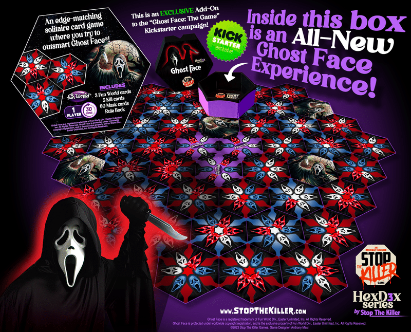 Ghost Face The Game board