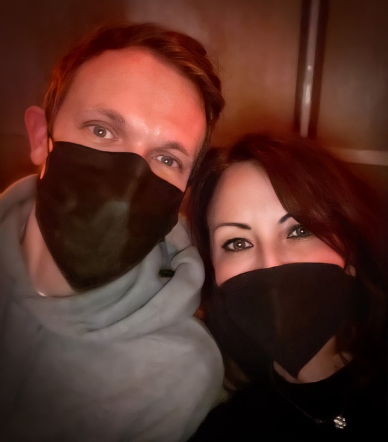 Matt Bettinelli-Olpin and Marianne.JPG