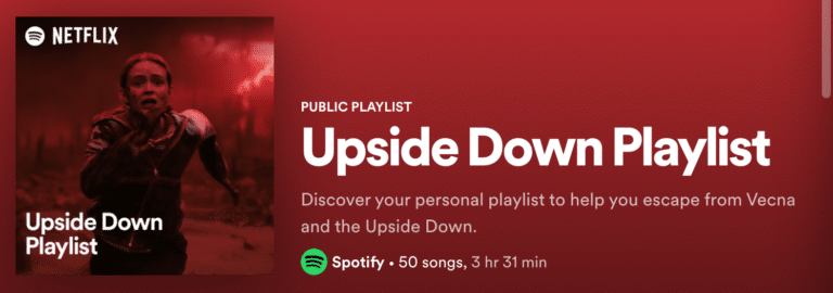 Get Your Own Custom STRANGER THINGS Vecna-Defeating Playlist