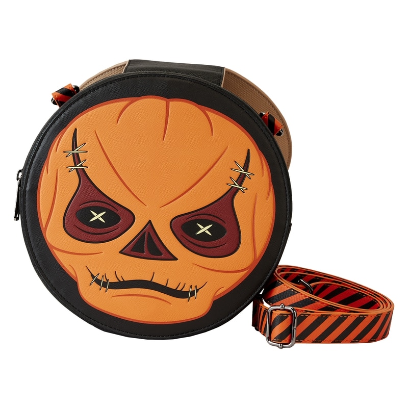 LOUNGEFLY TRICK R TREAT PUMPKIN SAM CROSSBODY BAG 3332OPEN