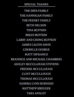 Tara Ansley Special Thanks