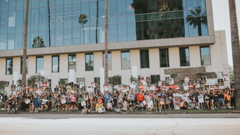 Unions Join Forces For An Epic Horror Picket Line