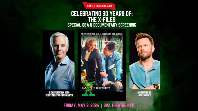 Celebrate THE X-FILES 30th Anniversary Live In New York With Chris Carter