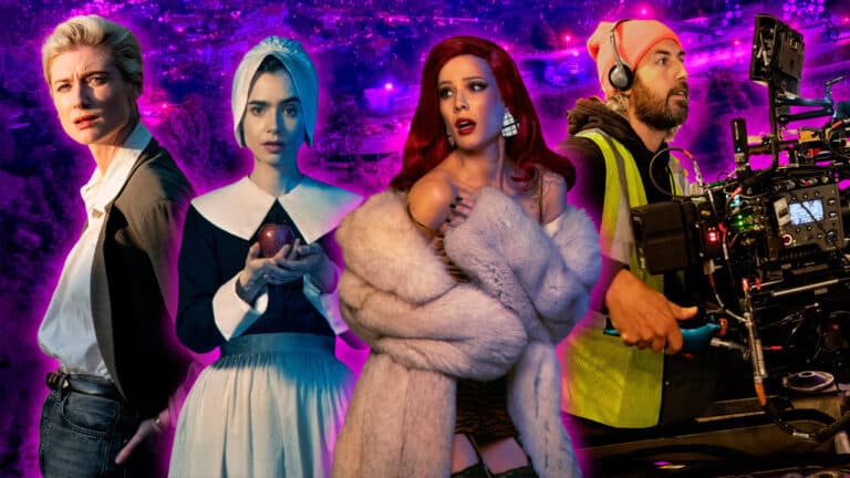 MAXXXINE Cast Lily Collins, Halsey, Elizabeth Debicki and director Ti West interview
