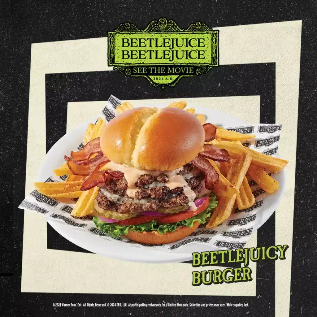 Beetlejuice Beetlejuice Denny's Afterlife Menu