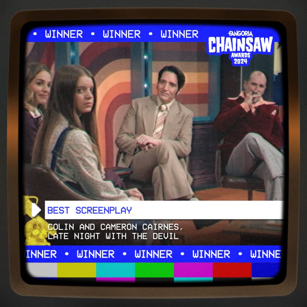 2024 FANGORIA Chainsaw Award winner Best Screenplay