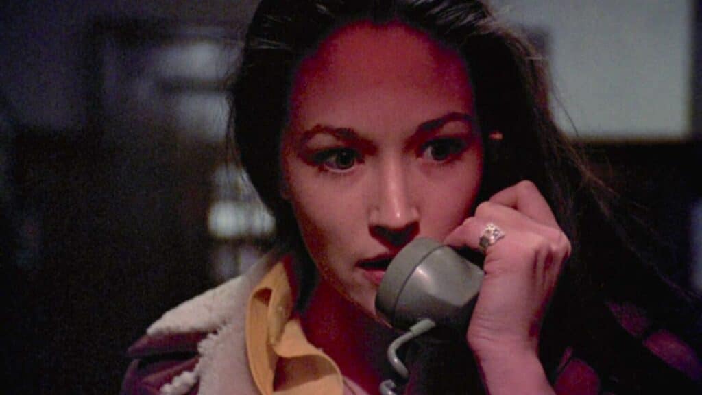 Olivia Hussey in BLACK CHRISTMAS (Credit: Cineplex Entertainment)