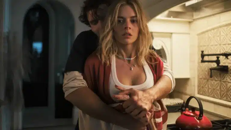 Samara Weaving And Ray Nicholson Dish On BORDERLINE In Exclusive BTS Clips