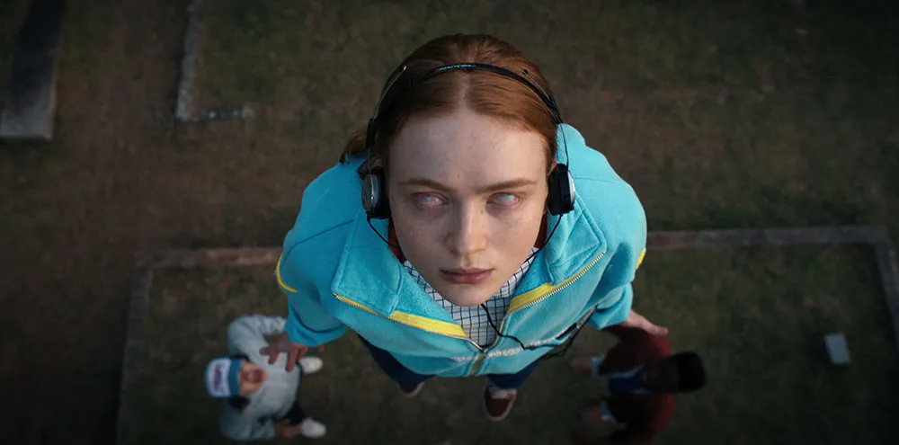 Sadie Sink in STRANGER THINGS (Credit: Netflix)