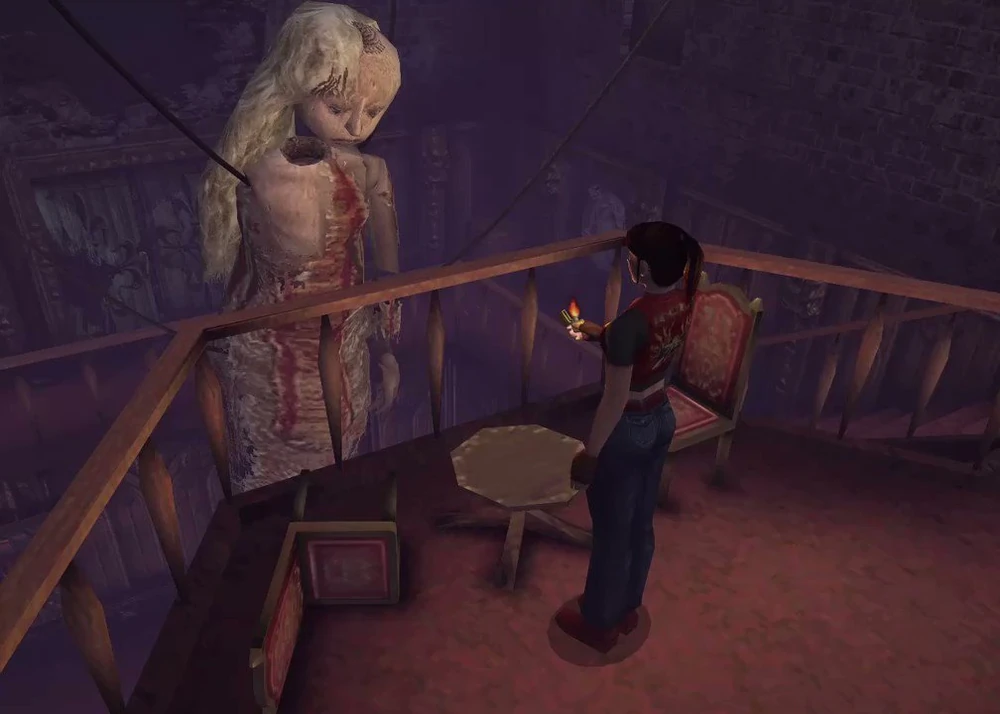 Another day, another creepy mansion for a Redfield sibling (Credit: Capcom)