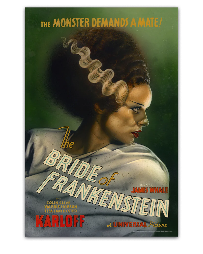 The Bride of Frankenstein Officially Licensed Movie Poster (Credit: Vice Press)