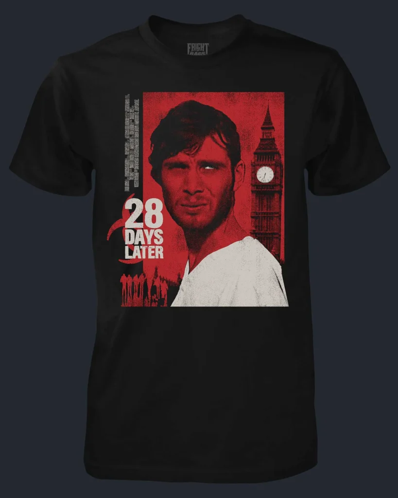 Fright Rags x 28 DAYS LATER Officially Licensed Shirt Collection (Credit: Fright Rags)