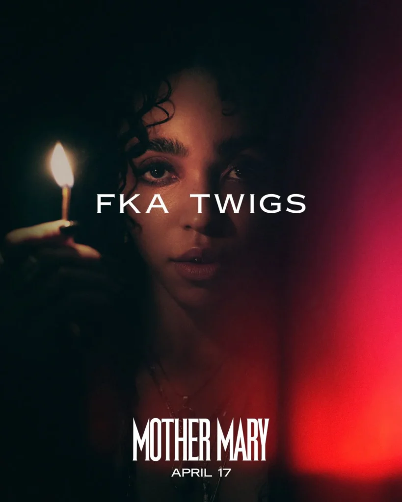 FKA twigs in David Lowery's MOTHER MARY (Credit: A24)