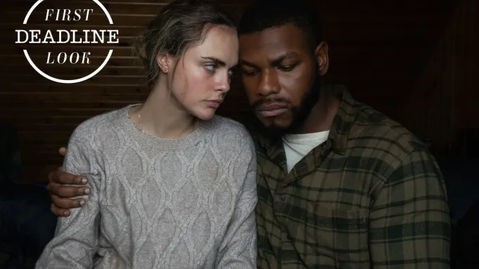 John Boyega and Cara Delevingne in THE PUNISHING (Credit: Tiiu Loigu/Deadline)