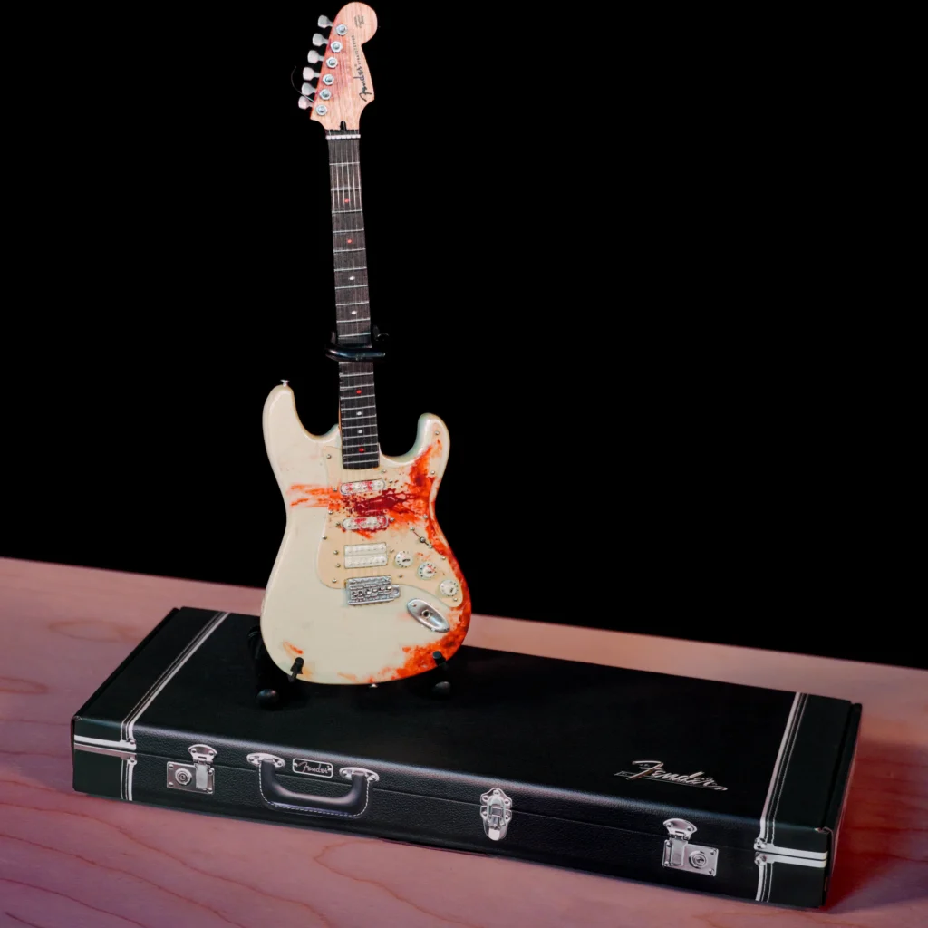 The Vampire Lestat Fender Lestrat Miniature Guitar Replica - AMC