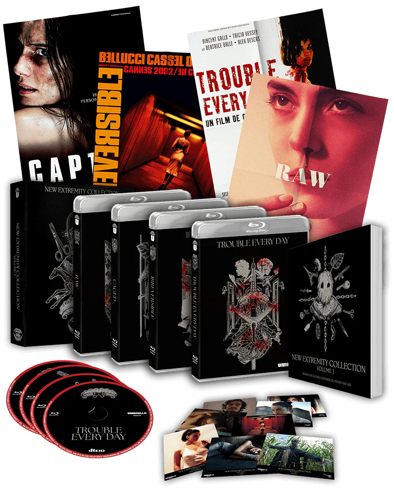 New French Extremity Vol. 3 (Irreversible, Trouble Every Day, Raw, Caged) - Umbrella Entertainment