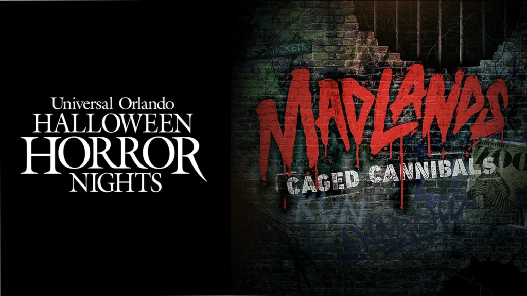 universal orlando halloween horror nights original houses madlands Caged Cannibals