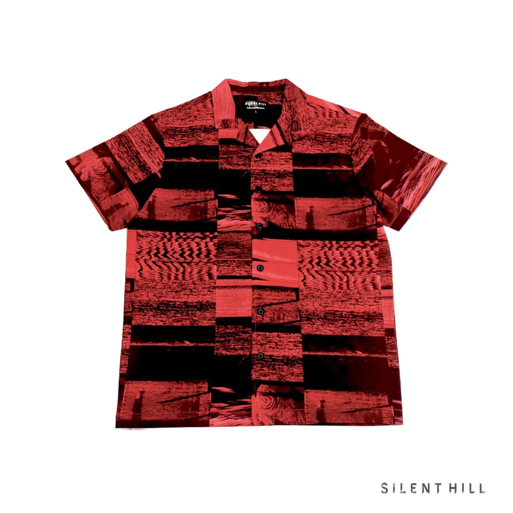 Silent Hill: Townfall CRTV Signal Button Up - OKSGEAR