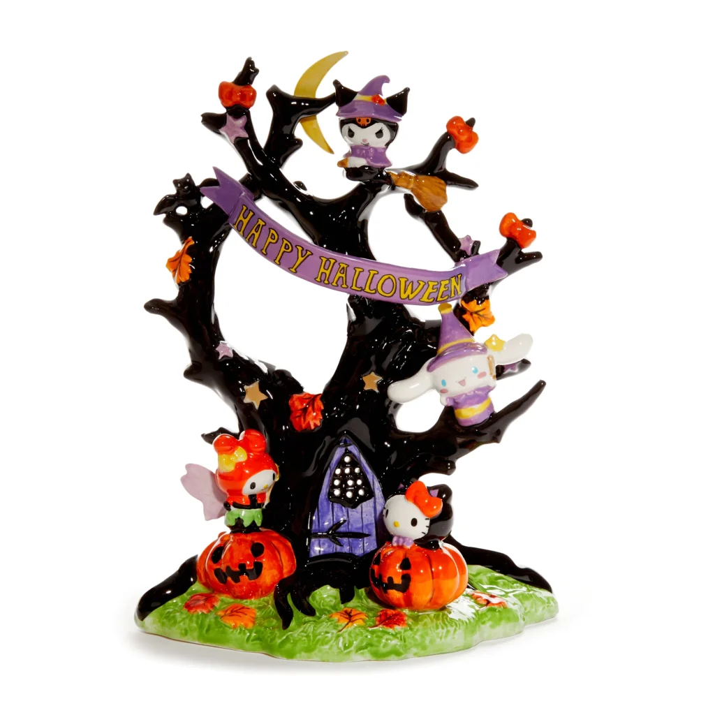Hello Kitty and Friends Halloween Tree Ceramic Candle House - Sanrio