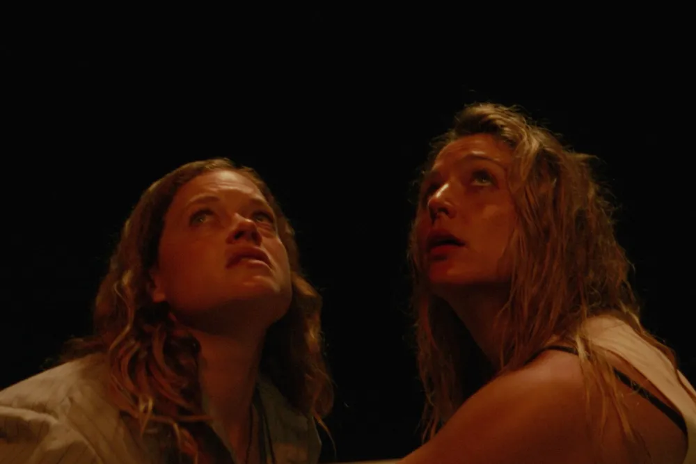Jane Levy and Jessica Rothe in RIVER