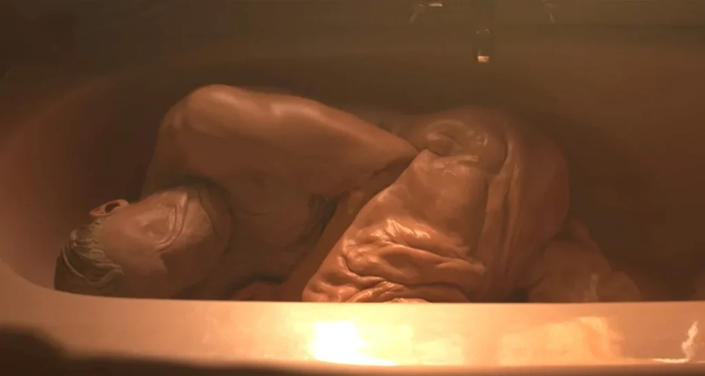 Tom Rhys Harries in CLAYFACE. (Credit: Warner Bros.)