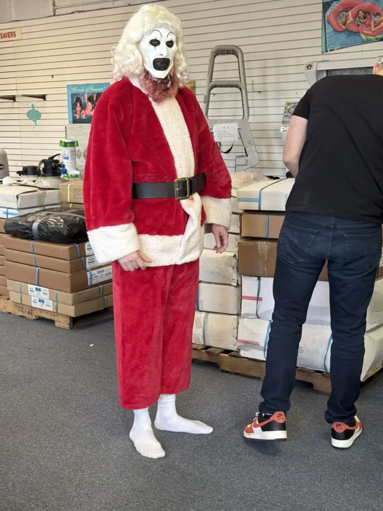 terrifier 3 santa art the clown ScarePros