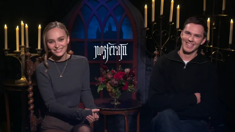 Nosferatu Lily-Rose Depp Nicholas Hoult Interview