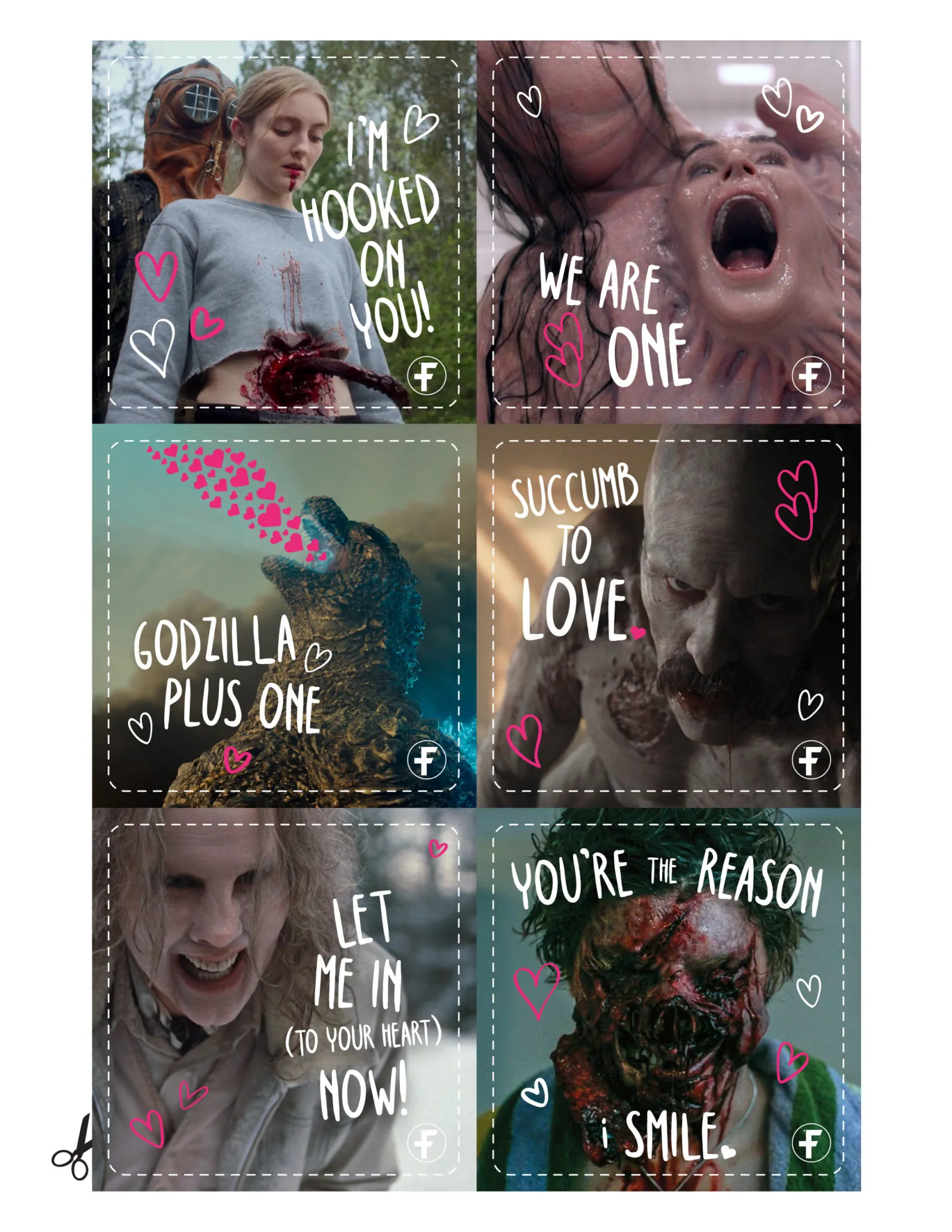 scary-good-valentine-s-day-cards-with-love-from-fangoria for Godzilla Valentine Cards Printable Free Scary Good Valentine's Day Cards With Love From FANGORIA for Godzilla Valentine Cards Printable Free