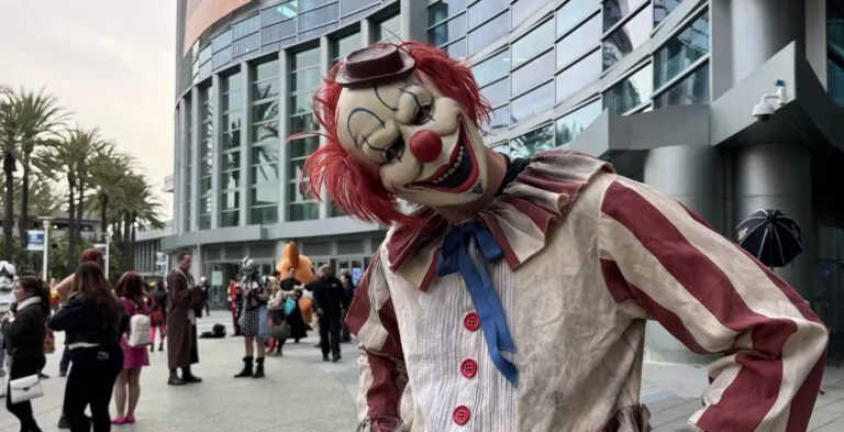 clown in a cornfield