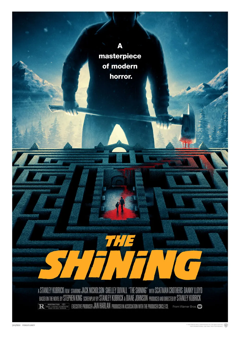 THE SHINING editions poster by Matt Ferguson and Florey