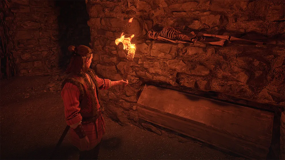 THE BLOOD OF DAWNWALKER video game corpse