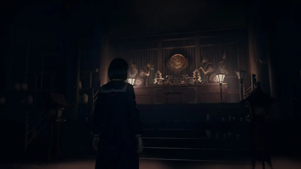 SILENT HILL F dark shrine (Credit: NeoBards Entertainment)