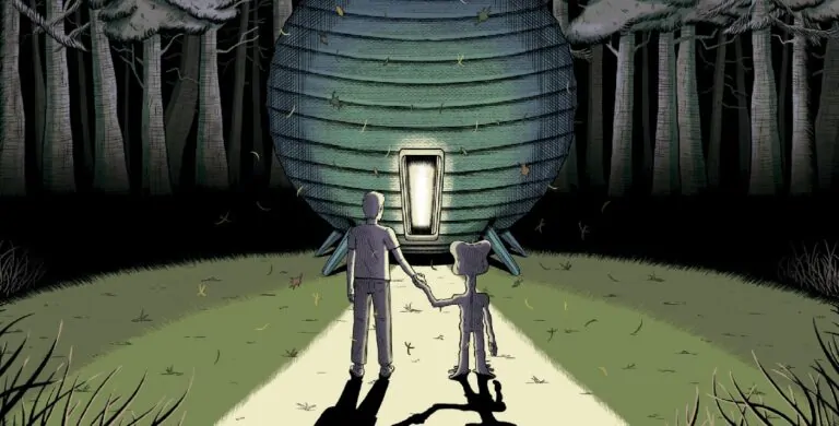 Cover of LITTLE VISITOR (Credit: Oni Press)
