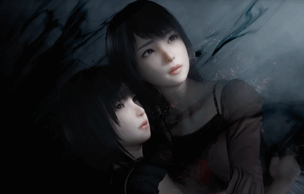 A still from FATAL FRAME 2: CRIMSON BUTTERFLY Remake