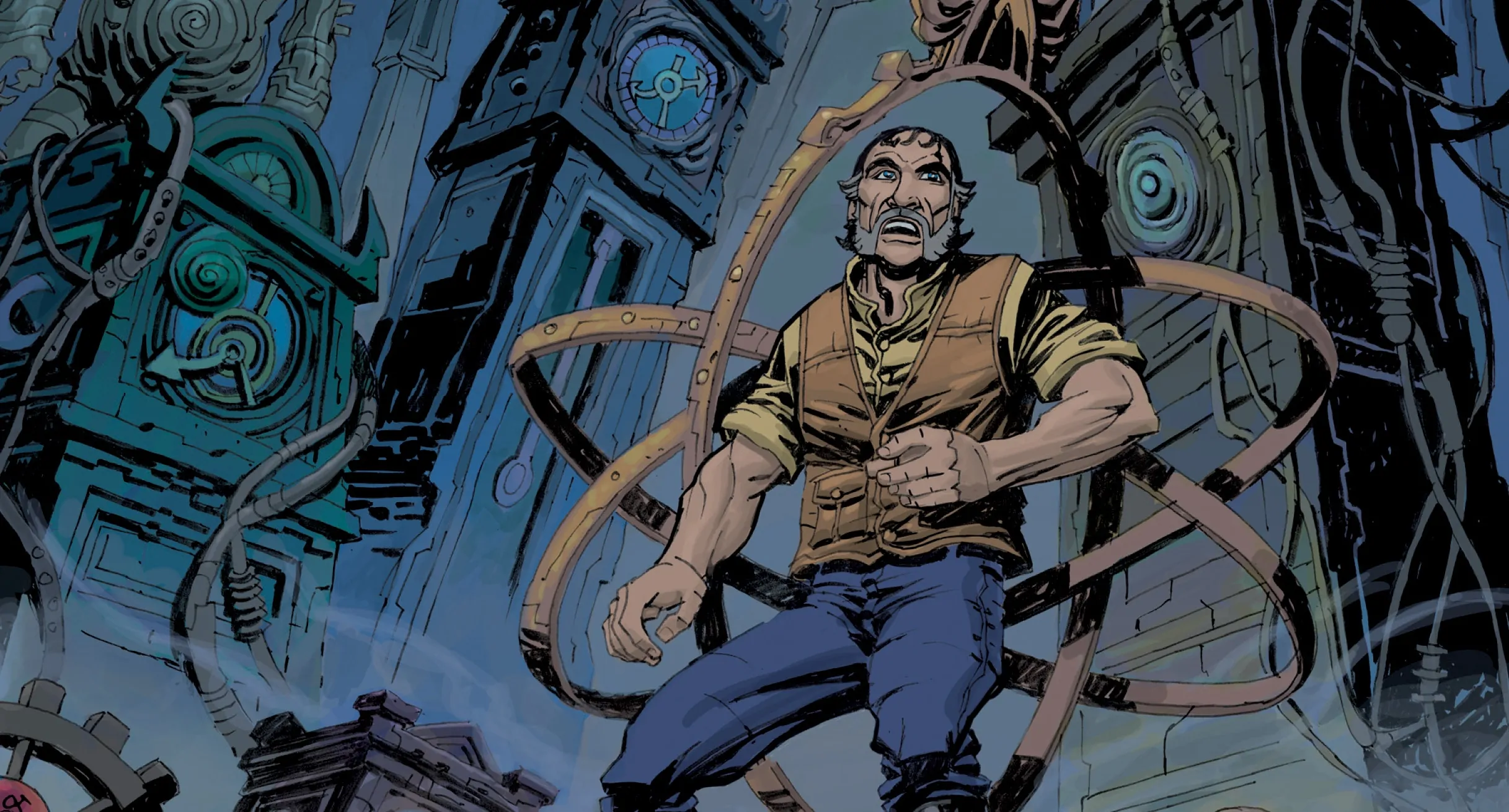 CAPTAIN HENRY AND THE GRAVEYARD OF TIME cover by Mike Mignola (Credit: Dark Horse Comics)