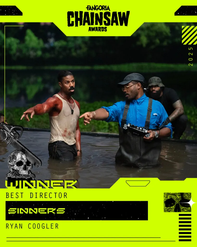 2025 FANGORIA Chainsaw Awards Best Director Winner Ryan Coogler SINNERS