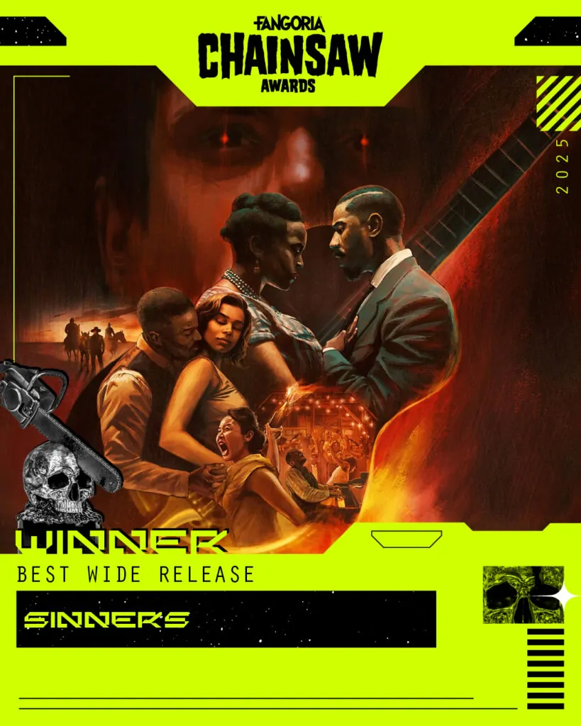 2025 FANGORIA Chainsaw Awards Best Wide Release Winner Sinners
