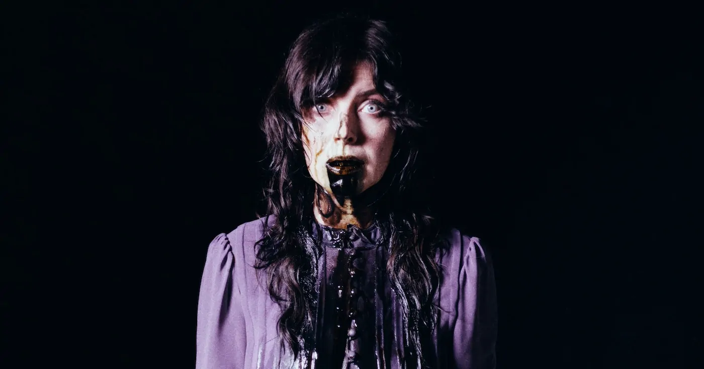 Alexis Krauss in Blood Vulture's "Burn For It" music video (Credit: Pure Noise Records)