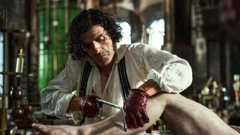Oscar Isaac in FRANKENSTEIN (Credit: Netflix)