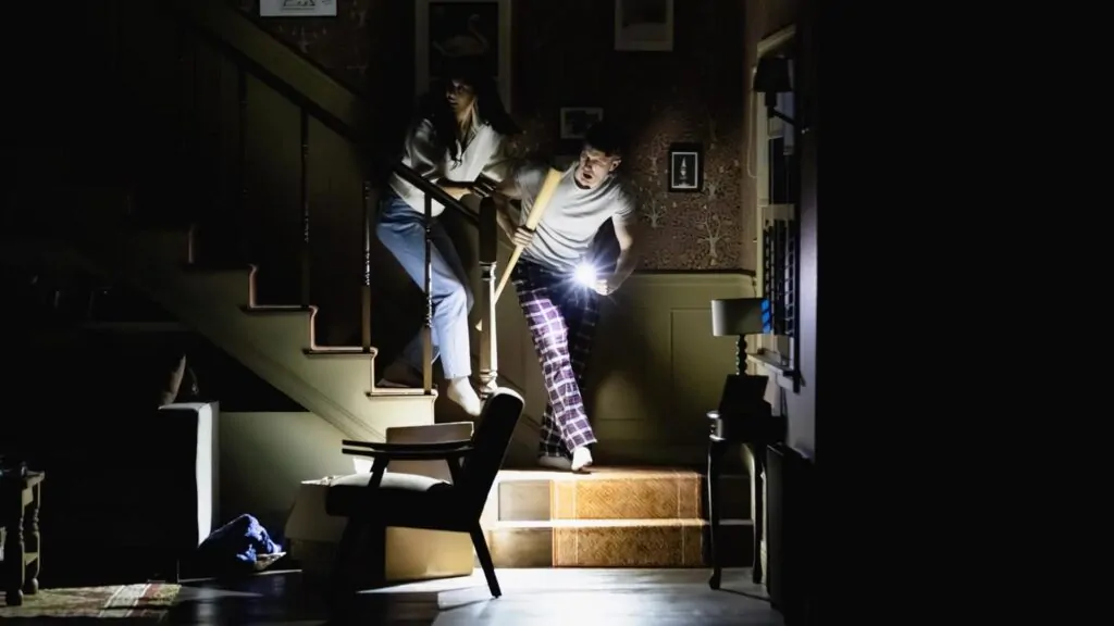 Cher รlvarez and Patrick Heusinger in PARANORMAL ACTIVITY (Credit: Kyle Flubacker)