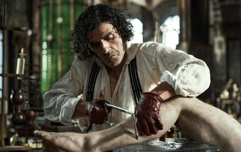 Oscar Isaac in FRANKENSTEIN (Credit: Netflix)