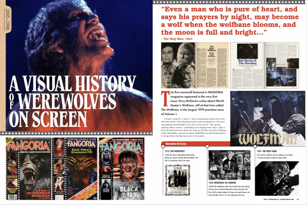 a page from First In Fright: The FANGORIA Compendium