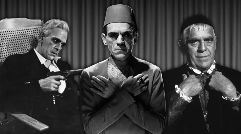 Boris Karloff in some of his various horror roles (Credit: Universal Pictures/Amazon MGM Studios/Columbia Pictures)