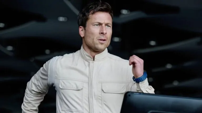 Glen Powell in THE RUNNING MAN (Credit: Paramount Pictures)