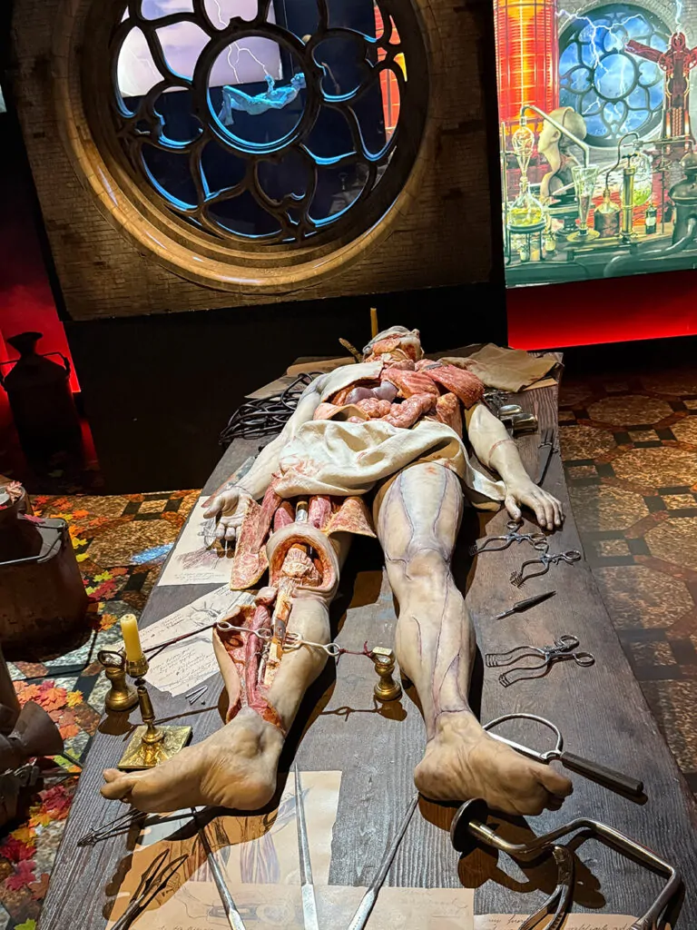 FRANKENSTEIN Dissected Corpse (Credit: Angel Melanson)