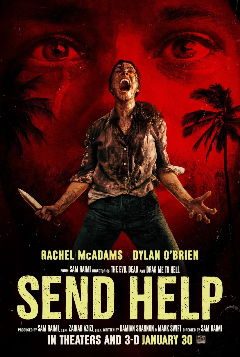 New poster for Sam Raimi's SEND HELP