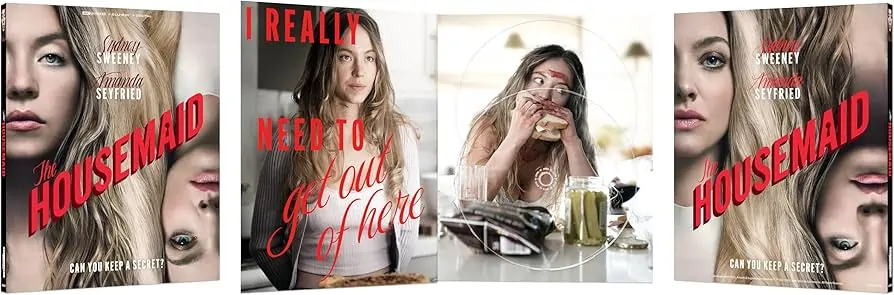 Sydney Sweeney and Amanda Seyfried in THE HOUSEMAID The Housemaid - BLURAY, 4K ULTRA HD (Credit: Lionsgate)